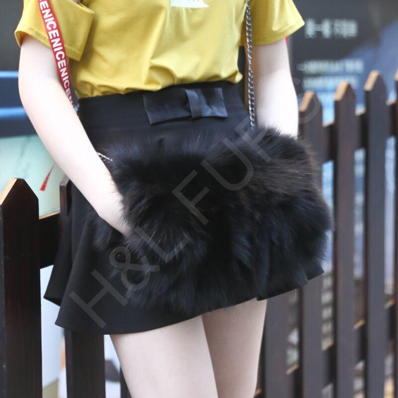 fox fur bag